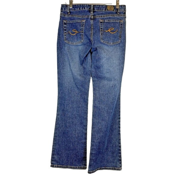 US Polo Assn. Womens Jeans Size 11/12 Flare Bootcut Y2K Low Rise - Picture 3 of 9